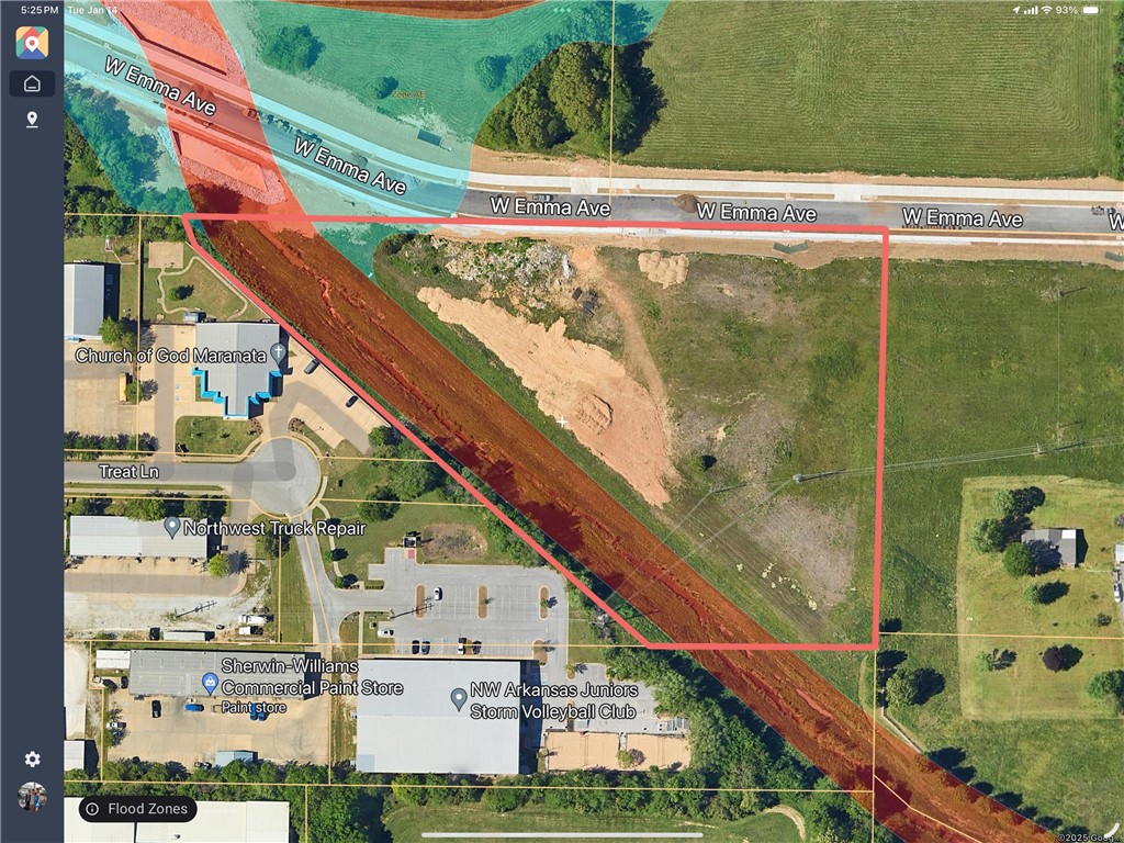 This great location is currently zoned MF and has tremendous development opportunities for both MF and commercial. This new section of W. Emma was recently expanded from GuN. Gutensohn Rd. to 40 and is now being connected from with Har-Ber Ave. via an over pass over I-49. There are bike trails on both sides of W. Emma. Water and sewer nearby. Vibrant shopping area and restaurants within a mile.