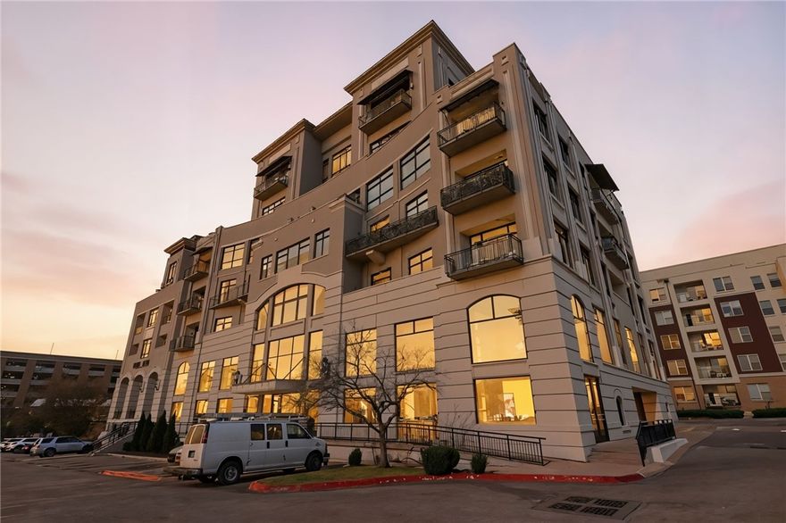 Luxury Living in the Legacy Building – Downtown Fayetteville
Experience upscale urban living in one of Fayetteville’s most desirable locations. This rare opportunity places you just off Dickson Street, directly across from the Walton Arts Center and within easy walking distance to the University of Arkansas, Fayetteville Square, shops, dining, and entertainment.
This elegant 2-bedroom, 2-bath condo features southern-facing windows that fill the space with natural light, along with a private patio perfect for relaxing or entertaining. High-end furnishings and appliances convey, offering a true turnkey experience. The unit also includes two reserved parking spaces in the secured garage. The Legacy Building provides exceptional amenities, include private gym, community room and security Ideal for game-day gatherings, an investment rental, or a corporate retreat, this condo offers convenience, comfort, and style. Enjoy access to the Fayetteville trail system and the Razorback Greenway, located just steps away.