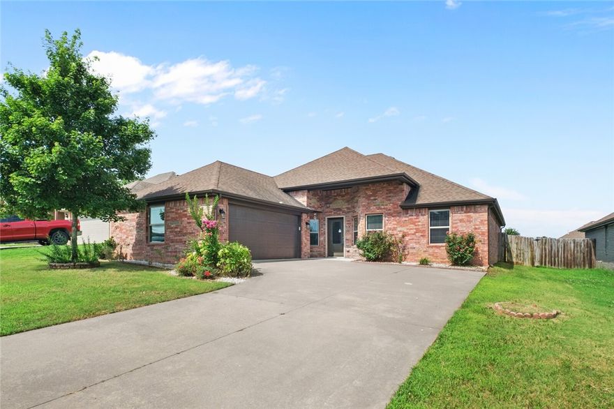 Welcome to, 904 W Caprington St.  Bentonville, AR! Centrally located in a convenient location in  Bentonville, this charming 4-bedroom, 2-bath home offers comfort, style, and convenience you are looking for. Courtyard garage, beautifully landscaped yards enhance the curb appeal of this east facing home, while, warm hardwood flooring, spacious living areas, formal dining, large eat-in kitchen with ample custom cabinets great functional split floor plan, create the perfect space for you. The screened back porch and the extended deck are ideal for winding down a long day enjoying the lush greenery in the backyard including mature fruit trees. This fully fenced backyard is perfect for entertaining, gardening, or simply relaxing in your own private space. Home is within a short drive to Bentonville Schools, Corporate Offices, Shopping, dining, Parks and Coler Biking Trail. Don’t miss this opportunity to own a beautiful truly move in ready home in a prime location! One year Home warranty!