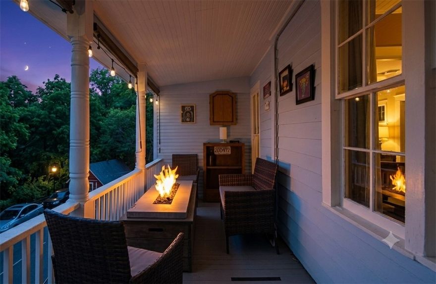 Rare duplex in downtown! Live and play- Originally built in 1892 and beautifully restored into a modern duplex in 2024, this true Eureka Springs gem blends historic character with modern updates in an unbeatable downtown location. Just 387 ft from Brews & short stroll to shopping, dining, nightlife, and galleries, this property embodies the charm of “Little Switzerland.” The duplex boasts gorgeous artisan woodwork, spacious rooms, lofty ceilings, hardwood floors, oversized windows that fill the spaces with natural light, and expansive decks create the perfect setting for evening gatherings or morning coffee. The upper unit features 1 bed/1bath, 2 large entertaining decks, and 1 off-street parking. The lower level offers 2 bed/1ba additional expansive decks, and street-level access. Improvements include new HVAC, foundation, water lines with 1in insulated wrap, new sewer lines to street, electr/gas lines, plumbing, electric, &  high-impact resistance roof. Individually metered gas/electric. See attchmnts MLS 345266