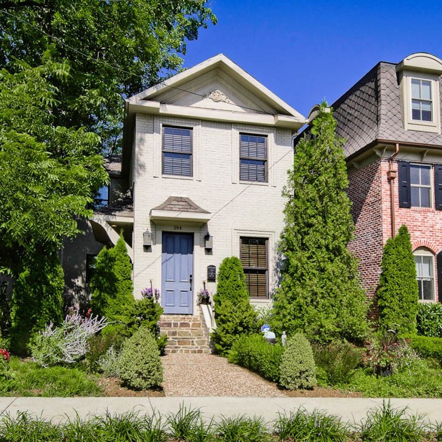 Gorgeous Todd Renfrow built house with great attention to detail. Immaculately maintained, with open floor plan, top of the line finishes and two private courtyards making the home feel like a private oasis in the midst of the energy of downtown Bentonville. HVAC and water heaters annually maintained and under warranty. This home is sheer perfection.