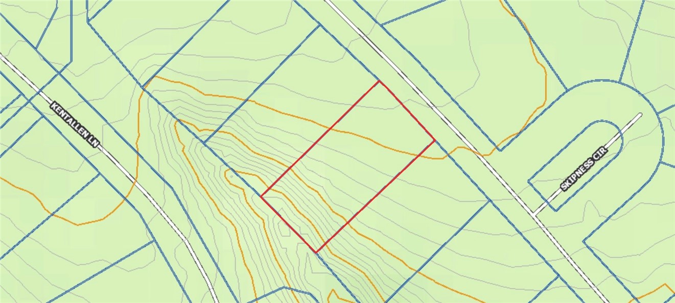 Very nice lot with large flat spot for home and gradual slope in back for good drainage and views. Wooded lot, ear bypass, near lake and golf courses, by fire station and Branchwood facility.