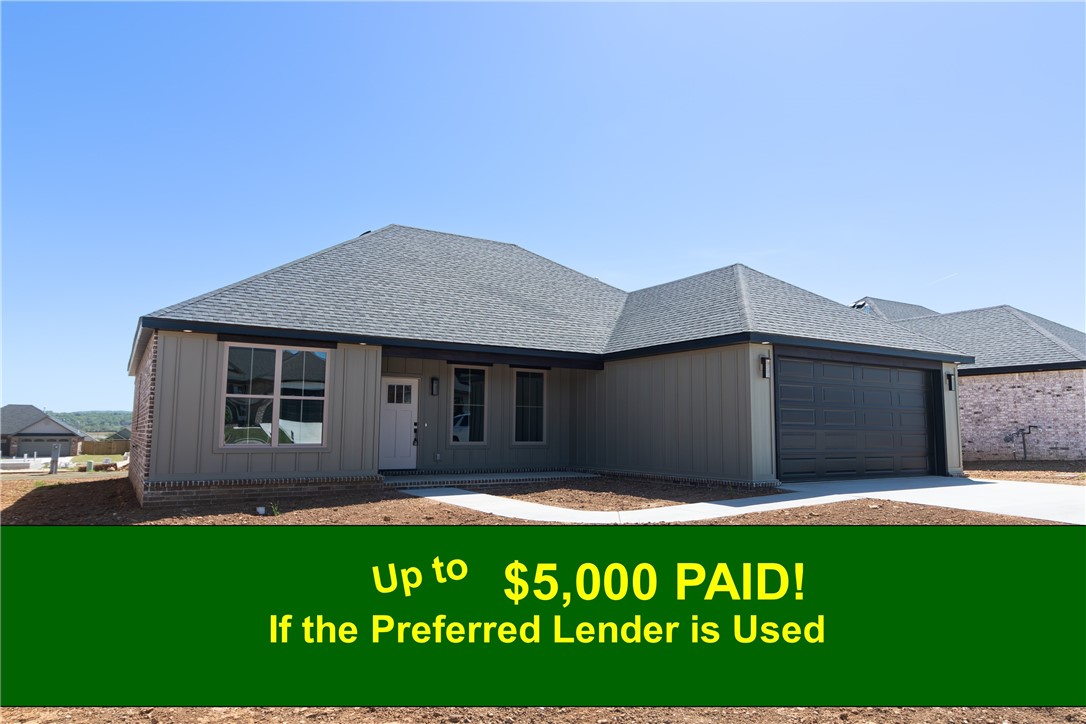 Up to $5,000 Preferred Lender Credit! Absolutely stunning home in a great neighborhood in Prairie Grove. So many extras and nice touches! Check the beautiful kitchen with granite countertops and huge pantry. Large bedrooms with enormous closets, beautiful tile shower and soaker tub in the primary bathroom, large laundry room. There is a very nice back patio (with a view of the mountains!), covered front porch and sits on a level lot. There is also a wood privacy fence, 2-car garage with about 120 SF of floored storage space overhead, and plenty more - it's a must see!!