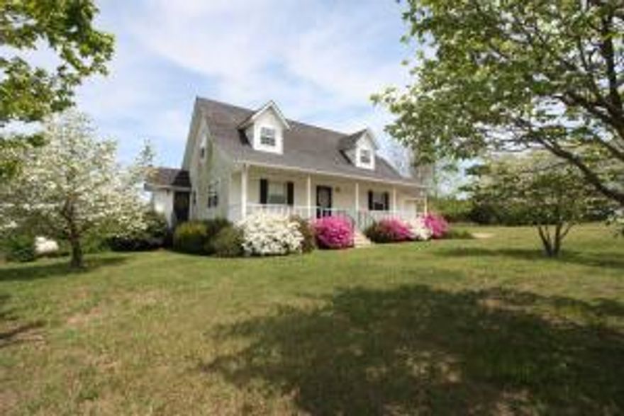Terrific setting for this 3BR/1.5BA farmhouse sitting on 15+ acres! Just North of Harrison, this quaint farmhouse has almost 1500 sq. ft. of living space with a wonderful charm to it! Hardwood floors in Living Room & bedrooms on the main floor. Brand New HVAC unit added to finish out the upstairs! Newly painted throughout the home as well. Covered Front Porch creates a wonderful space to sit and watch the world go by!