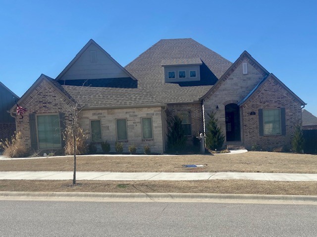 This beauty is ready for its new owner!! It boast lots of space, including a flex room, large patio with gas available for your gas grill. The inside has three bedrooms downstairs with 2 baths, master bath has large walk-in shower with three shower heads. Laundry room and mud room. Upstairs with bedroom and living area and bathroom. Could be used as Mother-in-law quarter, game room, movie room, includes, closet, bathroom, large living area.
Subdivision is close to biking, walking trails and has community pool and playground.
