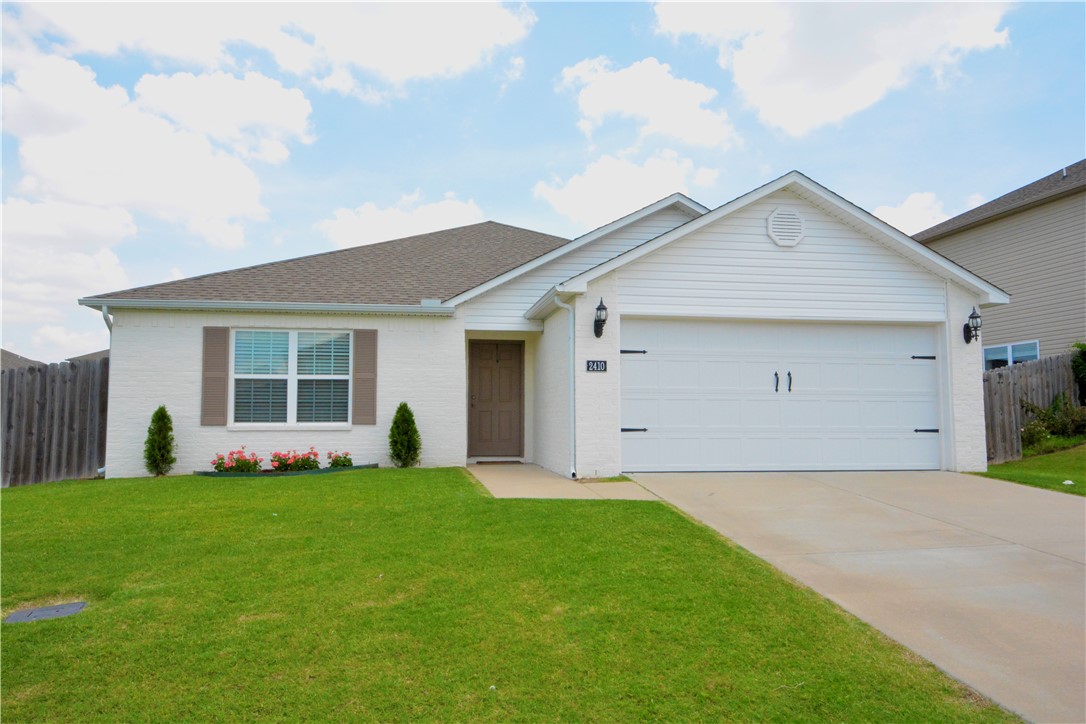 This home has been well cared for ! Open living and kitchen design and split bedroom floor plan with nice primary suite and large walk-in closet . Primary bathroom includes a built-in vanity space !
Located right in the heart of NWA in Lakewood S.D
Kitchen has lots of cabinets and spacious quartz counter-tops with raised backsplash .
carpeting in bedrooms, ceramic tile kitchen floors and vinyl flooring in living room .
Water filtration system does not convey
Covered back patio . Nice size pantry in laundry room . Don't miss this one