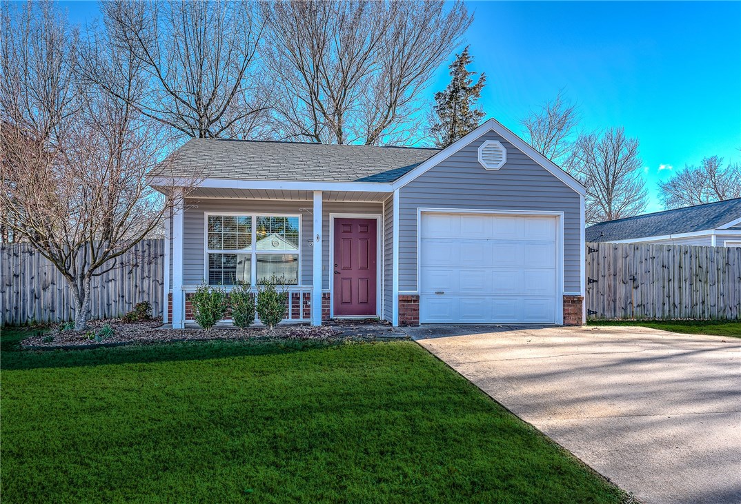 Charming 2 bed, 2 bath home in the Pine Crest Neighborhood of Fayetteville. You will enjoy a bright open living area with a sweet galley kitchen that has plenty of storage in the stained oak cabinetry and lovely tiled counter-tops. Outside this freshly landscaped home is a large tree covered fenced in backyard with a covered patio perfect for entertaining friends, family and even pets. This property is in a fantastic location just a few blocks from Bryce Davis Park, Iam’s Dog Park, Hamestring Creek Trail and just a few minutes from Wedington Drive & I-49.