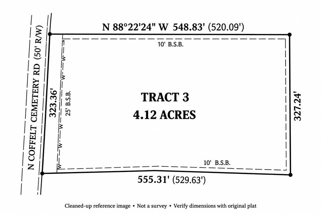 TBD 4.12 AC N Coffelt Cemetery Road