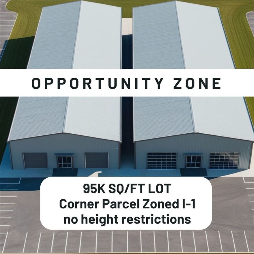 2.190 acres in the heart of the industrial area in Springdale. Already planned out is a high demand flex space & warehousing opportunity. Currently Zoned I-1 (industrial) with 16 flex spaces already planned out for this space. Seller has permits with the city and will sell with the lot. Fully engineered civil and architectural drawings approved through the City of Springdale. All utilities are available at the street. Approximately 24,470 sq ft maximized with 2 buildings in 1, each having their own frontage. The south end of the west building allows for a curved drive with this proposal. This is a turnkey development of 16 flex warehouse units and close proximity to I-49. OPPORTUNITY ZONE https://www.irs.gov/newsroom/opportunity-zones