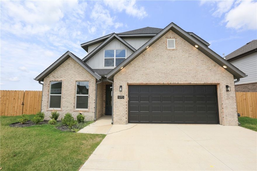 Be the first to reside in this gorgeous new construction home, located right across from Gamble Elementary. The home features an open kitchen with a spacious walk-in pantry, luxury vinyl plank flooring throughout the first floor, and custom kitchen cabinets that reach the ceiling. The main level includes two bedrooms and two full baths, while the second floor has two additional bedrooms, a full bath, and a game/bonus room—ideal for entertaining or a 5th bedroom. Home features nice upgrades such as quartz countertops, tiled showers, electric fireplace, custom trim for the fireplace wall, EV port and a gas drop for outdoor grilling. We provide a Resident Benefits Package (RBP) to address common headaches for our residents. Our program handles insurance, identity protection, pest control, air filter changes, utility set up, credit building, rent rewards, and more at a rate of $55.95/month, added to every property as a required program. More details upon application.