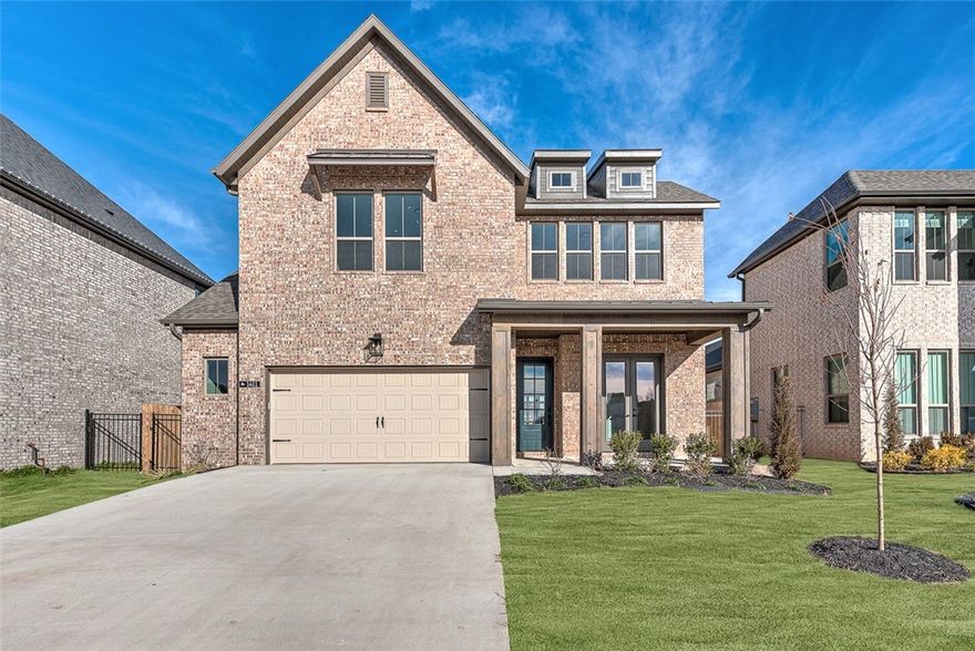 Beautiful, spacious floor plan with plenty of bedrooms for everyone, the Gramercy could be the answer to your dreams. This four-bedroom, three-and-a-half bath home offers plenty of open space without sacrificing square footage. Going through the entrance, past a quaint study and powder room, the kitchen opens up to the expansive living and dining areas. Around the corner is a private owner’s retreat with a gorgeous bay window for added space and natural light. Upstairs, there’s a game room with plenty of room to play, as well as three bedrooms and two bathrooms.