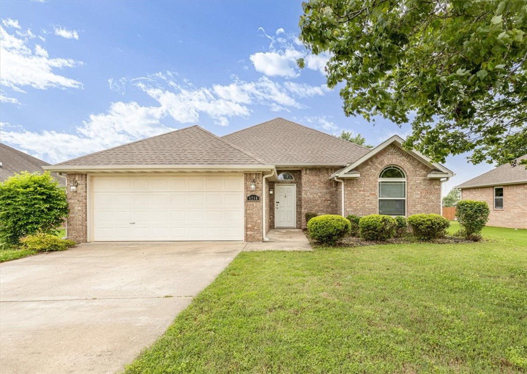Location, Location, Location! This fabulous 3-bedroom, 2-bathroom home is on the West side of Springdale, close to shopping, dining, schools & only a couple of miles from I-49. Home features include a convenient split floor plan, living room with fireplace, and spacious kitchen with eat-in. The primary suite has a tray ceiling and a private bathroom with a jacuzzi tub, stand-up shower, and a large walk-in closet. Home has been well cared for and would make a perfect starter home or investment property. New dishwasher.