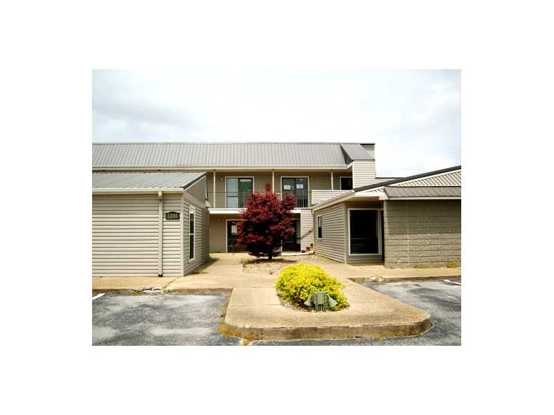 Water and trash is paid. Office is on second floor. 600 SF, lobby, private offices, bath and kitchenette. $350 per month.