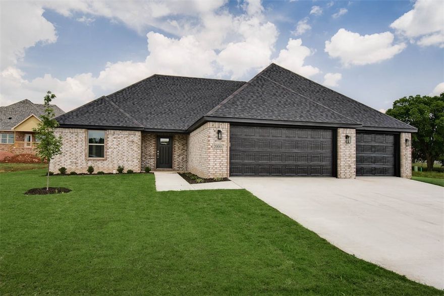 TO BE BUILT. Perfect time for you to pick out finishes! Discover the "Mercer" plan, ideally situated close to the Pea Ridge High School and trails! Just 15 minutes from the new Walmart Campus! This beautiful home features 3 spacious bedrooms, 2.5 baths, and a pocket office. Enjoy the flexibility of a 3-car garage and the elegance of custom cabinets throughout. The kitchen includes a gas range and a huge island perfect for gatherings. Step out to the covered patio for outdoor relaxation and entertaining. $3,500 in buyer's closing costs from the builder's preferred lender.