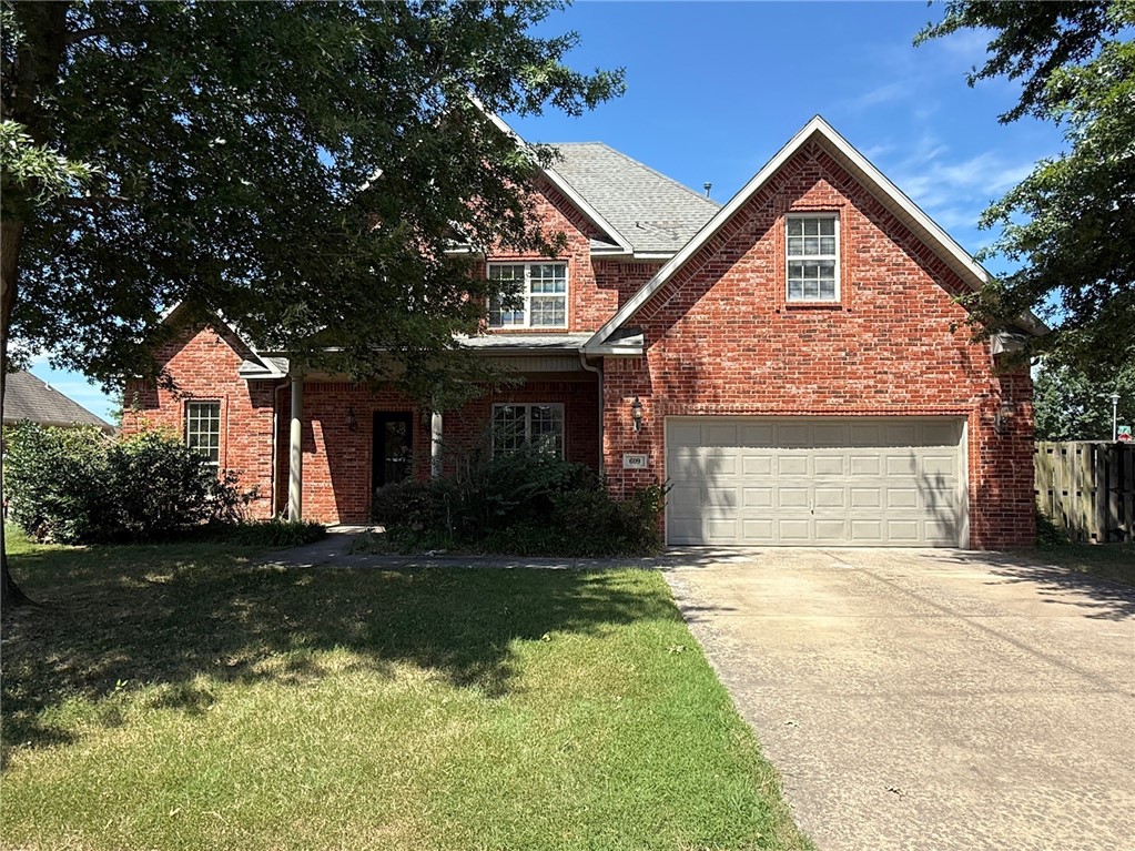 Large home in nice West Fayetteville's Cross Keys subdivision. Home features 4 bedrooms, 2.5 bathrooms, large fenced in yard, huge kitchen with breakfast bar, formal dinning area, office knock off kitchen, and eat in kitchen with pantry. Livingroom has wood floors and gag log fireplace nice master suite with wood floors, nice sized walk-in closet, jacuzzi tub, and separate shower, new carpet in other bedrooms, new paint throughout home, and all appliances.
