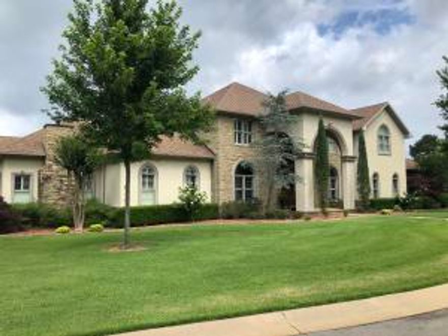 This truly extraordinary residence sits on 10 acres & is comprised of both open and wooded areas. The 8041 sq foot home feels like a showroom with its beautiful high end fit and finishes throughout. The interior features high ceilings, two stair cases, hard wood and marble flooring two fires places, two laundry rooms, his two car and her three car garage.The home offers a gourmet kitchen, geothermal systems & generator. You will find the office/6th bedroom and master suite conveniently located on the main floor.The upper level is perfect for kids of all ages.Anchored by a loft  that connects large bedrooms ideal for sleepovers with lots charm & private bathrooms.You will also find an outdoor terrace that sits among the treetops and over looks the infinity pool and beautiful backyard oasis.