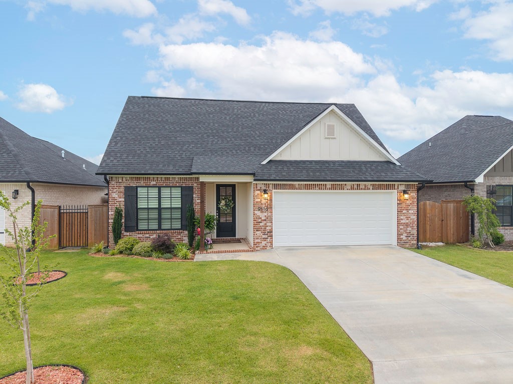Immaculate and like new, this stunning custom-built home by Emily Rucker is packed with upgrades and thoughtful design touches throughout. Featuring beautiful textured granite surfaces, plantation shutters, and a tiled walk-in shower in the guest bath, every detail has been carefully curated. Enjoy seamless functionality with a sliding barn-style door leading to the laundry room.
Step outside to your own private oasis—an extended covered patio with elegant tile, a cozy outdoor fireplace, a tranquil water feature, and a beautifully landscaped backyard complete with three mature trees. A custom stone path leads from the front gate to the backyard, winding through low-maintenance rock gardens. One of the few homes in the neighborhood with both a full sprinkler system and fully landscaped yard—this one truly stands out.
Don't miss this rare opportunity to own a pristine, move-in-ready home that blends comfort, luxury, and outdoor living!