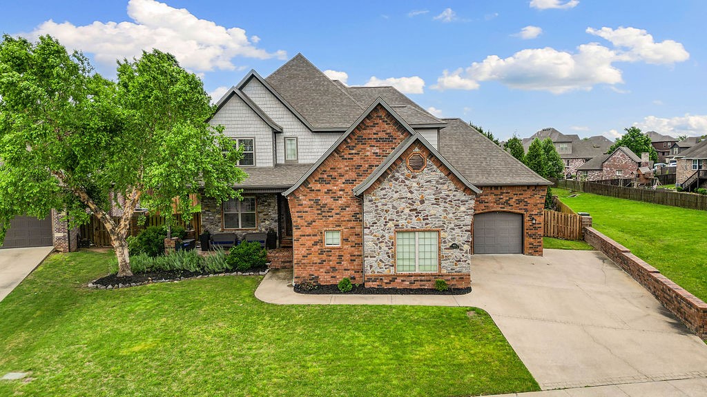 Welcome to this beautifully designed modern family home in the desirable neighborhood of Cross Creek near Mt. Hebron park, where thoughtful upgrades and everyday convenience come together seamlessly. Just off the front door, a formal dining room or office space that creates flexibility before flowing into the open gourmet kitchen, complete with a double oven and built-in outdoor grill ideal for both daily meals and entertaining. Outdoor living shines with a cozy fireplace, extending your gathering space year-round. Practicality is built into every corner with a new 2025 water heater, a main level laundry room featuring a sink and mud room, plus a second laundry upstairs for added ease. The upper level also includes a built in executive office, spacious bonus room and bedrooms with a loft offering flexible space for play, relaxation, or family hangouts designed perfectly for modern living.