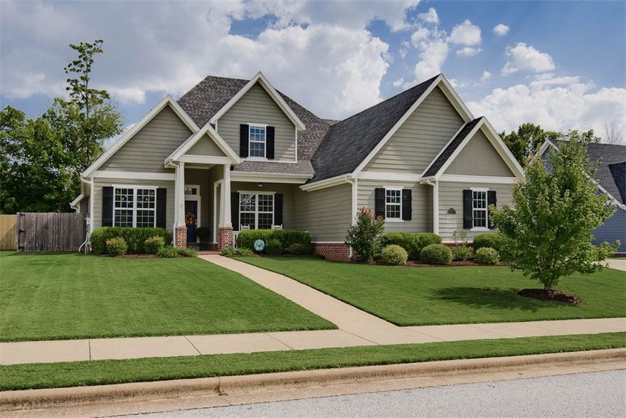 OPEN HOUSE THIS SUNDAY 10/8/23 FROM 2-4 PM! Impressive home in Hyde Park's sought-after Estate Phase. Large .34 acre level lot w/ wooded views! 4BD/3.5BA (2 primary suites on main level), 3 car garage, formal dining, study, and bonus room. The oversized covered patios and fully fenced backyard is ideal for entertaining. HVAC units are new and were installed this year. Refrigerator, washer, and dryer convey. Community pool/playground. Located close to Evening Star Elementary, Mt Hebron Park, Top Golf, trails, and the Pinnacle Hills Promenade! This home will not last long.