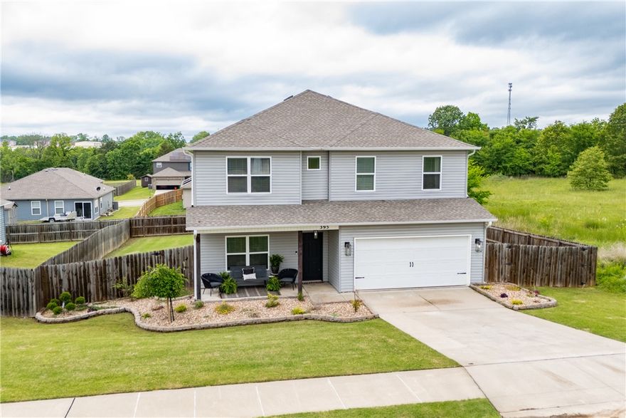 This one is just too good to pass up. Located in an RD eligible area - Welcome to 395 Worley St in Huntsville, a 4 bed 2.5 bath home that feels warm, inviting, and spacious throughout. The living room features a cozy fireplace that makes you want to stay awhile, while the open layout flows right into a bright kitchen with granite countertops, and a large island perfect for hosting or everyday life. The oversized primary suite offers a relaxing retreat with double sinks, a private bath, and a walk in closet. Upstairs you’ll find a second living area or bonus space that gives you all the flexibility. Step outside to a privacy fenced backyard with a 12x24 storage building. All just minutes to schools, shopping, and Hwy 412. Come see why this one feels like home the second you walk in.