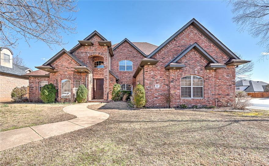Welcome to this exquisite all-brick, 2-level home in Bentonville, perfectly situated on 0.57 acres of flat, fenced, and beautifully landscaped grounds. Featuring an open layout with cathedral ceilings, an eat-in kitchen with pantry, an office and media room, this home offers both style and comfort. The generous primary suite boasts a walk-in closet and plenty of room to unwind, with 3 additional spacious bedrooms, each with its own ensuite! An bonus room adds even more flexibility for your lifestyle, whether for a home office, playroom, or multi-purpose room. Step outside to an entertainer’s dream with an in-ground pool, large yard and firepit area, which provide the perfect setting for relaxation and entertainment. Located just minutes from David Glass and the Walmart Home Office, this home sits in a prime location. With a 3-car garage, detached storage, and just 9 minutes from downtown Bentonville, you’re near parks, shopping, and trails. Don’t miss this unique opportunity - schedule a showing today!