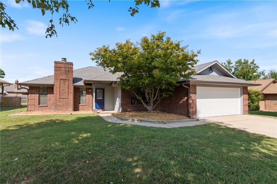 With a timeless brick façade welcoming you and guests alike, this one level home offers 3 bedrooms and 2 baths with plenty of potential. Recent updates include a new roof and updated mechanicals, giving buyers peace of mind on major expenses. The home features a spacious living area, open flow, and abundant storage options, including a large outdoor shed. Step outside to enjoy a private fenced yard and open deck, perfect for relaxing or entertaining. Nestled on a quiet cul-de-sac, this property offers a sense of privacy while still being minutes from the Rogers Aquatic Center, Pinnacle Promenade, dining, shopping, schools, and I-49. With solid bones and important upgrades already complete, the home is ready for your finishing touches. Some cosmetic TLC will go a long way in making this property shine, whether you are a first-time buyer, investor, or someone looking to customize their next home. Don’t miss this opportunity to own in a prime Rogers location with both comfort and convenience.