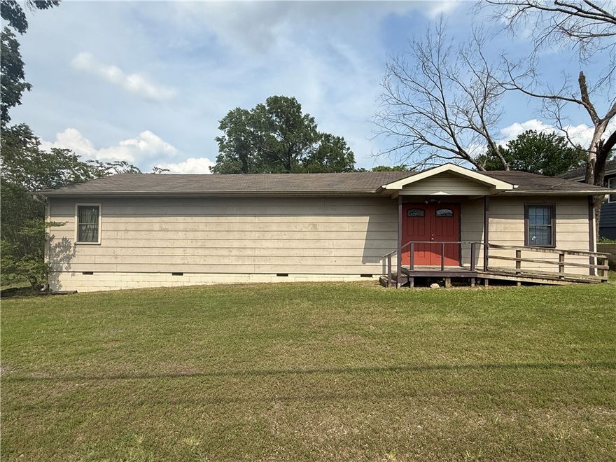 Former church building now available and ready for a new congregation. Ideal location in the heart of  Russellville, only minutes from downtown and schools, this is a perfect location to house a new worship center or be repurposed as a new multifamily development