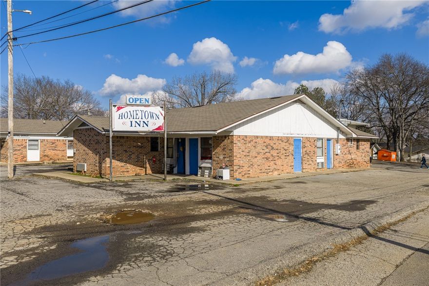 33-room motel located in Boonville, AR with strong operational performance and room for growth. The property includes 8 kitchenette units and operates primarily with long-term tenants. Well-established occupancy with a history of consistent operations and additional upside potential.