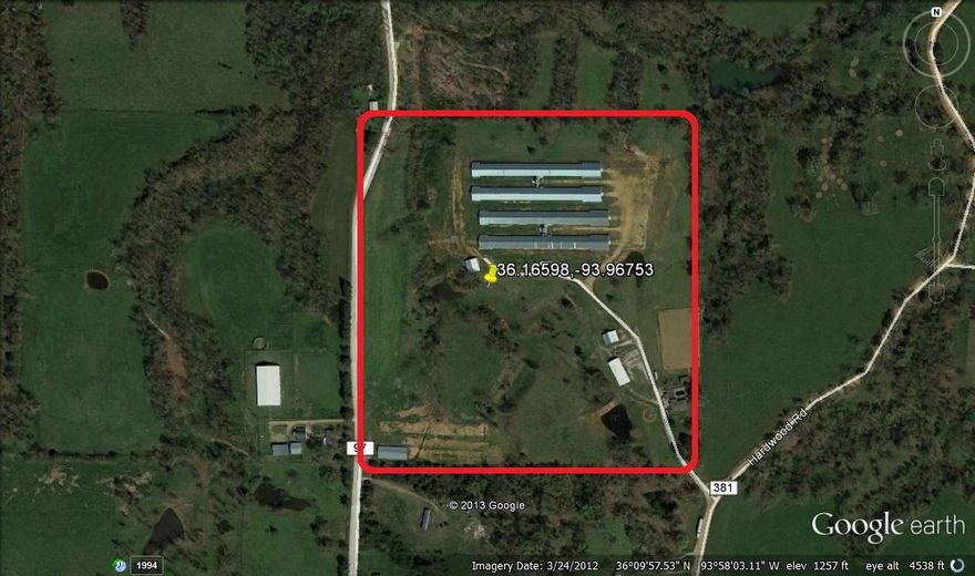 Immaculate 4 house Tyson Pullet farm.  One of the cleanest farms you will find.  Meticulously kept with nicely remodeled all brick home, horse barn, hay barn and lighted roping arena.