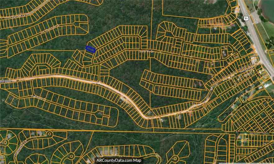 This is amenities only lot.  There is no SPD, no roads that lead there.