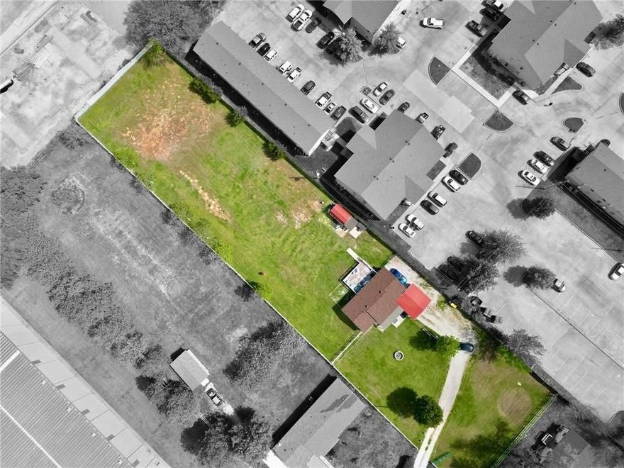 Full acre zoned MF12 which would allow for a large scale apartment development, property has great potential for appreciation or immediate development. All utilities on property, property is on sewer and city water. Buyer to confirm all utilities and zoning requirement with city. Survey on file. Property is part of an opportunity zone, which brings additional tax incentives to potential investors looking to develop or improve the prope