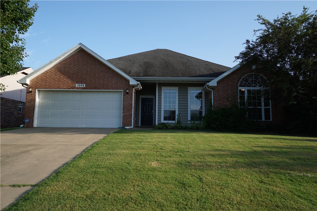 Brand NEW ROOF. Brand NEW VENTLESS FIREPLACE. Move-In READY. A short walk to Cambridge Park, Reagan Elementary, Sam’s Club, and NWA Bike Trail, this 4 bed, 2 bath is a great family home with a split floor plan. Heated & Cooled Sunroom. Crown Molding. New dishwasher. His & Her walk-in closets. Master Tub is jetted. ADT Security System.