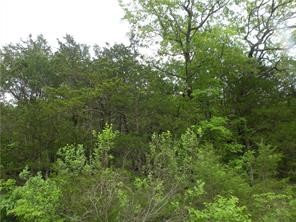 Upslope lot with nice view of valley. Mature trees.