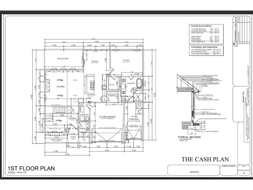 Come see our beautiful CASH Plan which offers 2,485 square feet of well-designed living space. From the moment you step inside, you're greeted by high ceilings and an open, airy floor plan that seamlessly connects the living, dining, and kitchen areas — ideal for both everyday life and entertaining. On the main level, you'll find a dedicated home office and a spacious primary suite with a luxurious bathroom and direct access to the utility room. Upstairs, there are three additional bedrooms. One includes a private en-suite bath, while the other two share a bathroom. Builder will provide up to $10,000 towards buyers closing costs or buying down interest rate and an additional $2500 appliance allowance until the end of October 2025. Preferred lenders will provide up to $5,000 additional closing cost.