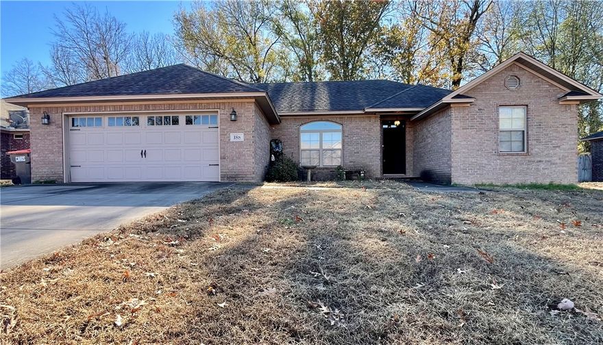 Impeccably maintained 3BR home with a dedicated office in highly sought-after Shiloh Manor. Enjoy an inviting open-concept layout that blends the living room, dining area, and kitchen with solid wood cabinetry, a breakfast bar, and an oversized pantry. Split-bedroom design offers a private primary suite with a large walk-in closet, double vanities, jetted tub, and separate walk-in shower. Guest bedrooms also feature custom closets. Wood floors flow through the main living spaces, with tile in wet areas and carpeted bedrooms. Outside, relax on the covered back deck overlooking the privacy-fenced backyard. Home also includes a 2-car garage, dedicated laundry with extra storage, and is perfectly situated on a quiet dead-end street.