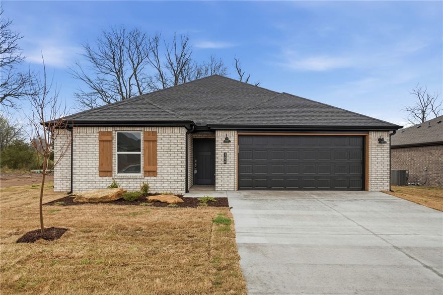 New construction home located in Phase 4 of Heritage Ranch in Siloam Springs. This single-level home, the “Leona” floor plan, features 3 bedrooms, 2 bathrooms, and a 2-car garage. The kitchen is equipped with 3 cm countertops and a Frigidaire Gallery appliance package. Additional features include full aluminum guttering, LED disk lighting in the main living areas, and fan/light kits in all bedrooms.

Situated in a desirable area close to all the small-town charm that Siloam Springs has to offer, this home blends quality finishes with a functional layout and convenient access to schools, parks, shopping, and community amenities.
