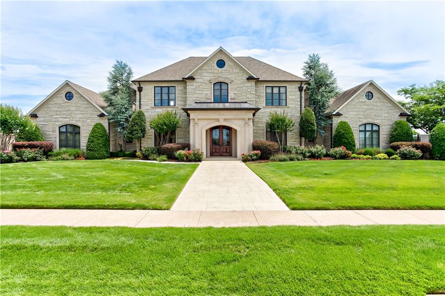 Must see home perfect for the entire family. Located in Copper Creek, this custom home features beautiful landscaping, gated drive, gazebo with fireplace & garden area. In addition to neighborhood amenities, this home includes heated salt-water gunite pool, covered patio with outdoor kitchen. Open floor plan and outdoor area are perfect for family time and entertaining. In addition to master, 3 bedrooms each have walk-in closets and private baths. Exercise room and flex room on second level.