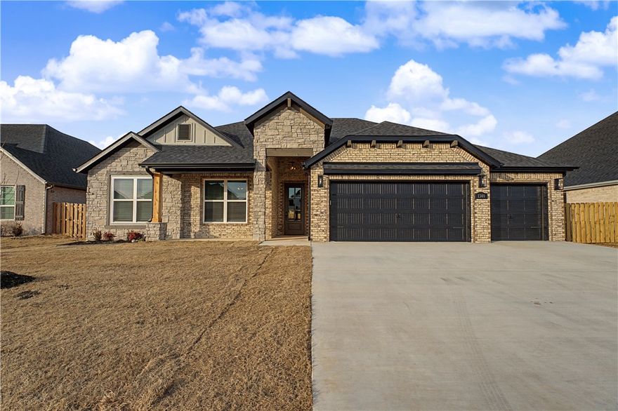 C3 Homes proudly presents the Anna Plan - The home itself wows with gorgeous exposed beamed ceilings, accent walls, engineered wood flooring, designer lighting and so much more!  This plan is all on one level and move in ready! Buyers are eligible for up to $5,000 in lender credit when using our preferred lender. Builder is offering $2500 in closing costs!