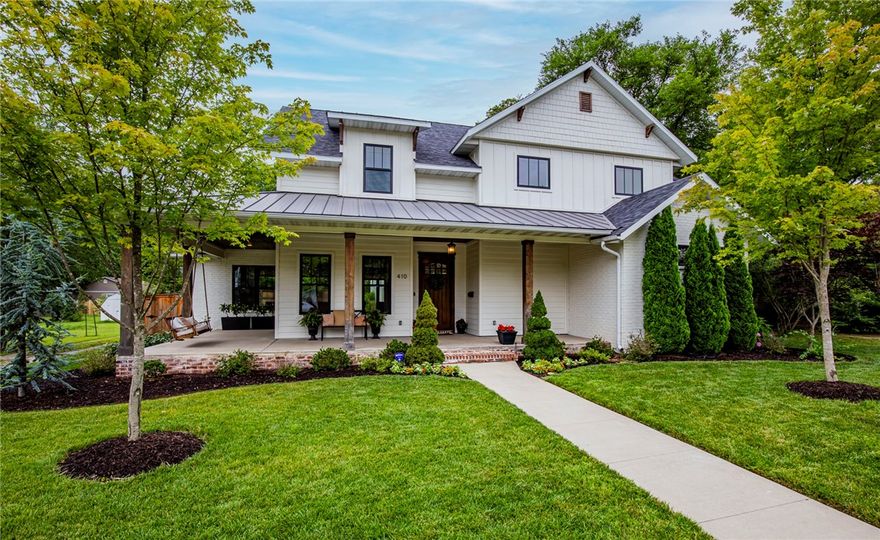 Live the highly desired dwtn Bentonville lifestyle in this custom built home by HGTV’s Dave Marrs.  Blocks away from the square, world class mountain biking trails, museums, eateries, coffee shops, and outdoor events, you can enjoy small town life with big city amenities.  No expense was spared in this exquisite home.  Natural light flows through the black, full length windows cascading into the large, open floor plan that creates a warm and inviting space that overlooks a backyard oasis complete with heated saltwater pool, hot tub, covered porch, and outdoor kitchen.  Perfect for entertaining:  large kitchen with a 48” range, an oversized pantry, a large island with stunning Quartzite countertops, and eat in kitchen all adjacent to the living room with built-in shelving which features a beautiful brick fireplace.  The main house is 3750 sq. ft w/ an 813 sq. ft garage apt. perfect for guests, mother-in-law suite, or to start an income producing Airbnb.  This house checks all of the boxes and is ready to call home.