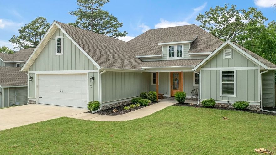 As you enter the home it has that WOW factor. Soaring ceilings, Wall of Windows. Open Light and Bright. Open living floor plan. 4 bedrooms all nice sized, 2 baths, 2 car garage. In an area where new home building is going on! Immense counter space, gorgeous granite.