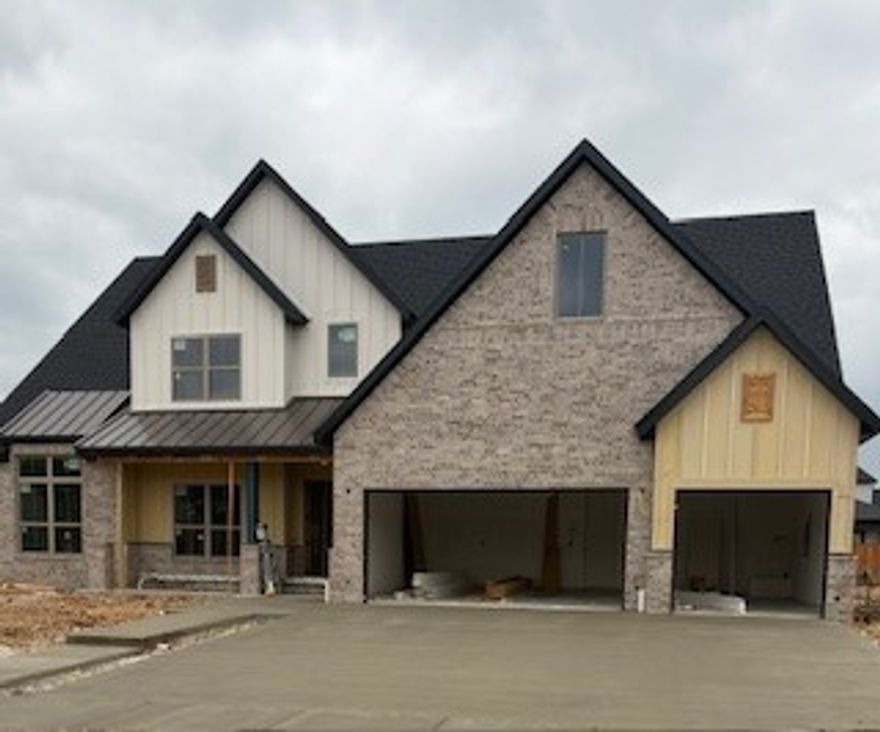 The Anniston Plan just got even better! This home features a new upstairs layout and a stunning entry with double doors and a soaring 20-ft ceiling. The main floor offers 5 bedrooms plus a study or 6th bedroom, 2.5 baths, and a spacious primary suite with a spa-like bath, oversized shower, dual shower heads, benches, and a large walk-in closet. Enjoy outdoor living on the extended covered patio with fireplace. The open-concept living, kitchen, and dining area is the heart of the home, highlighted by a vaulted dining ceiling, abundant natural light, and a family room with fireplace and built-ins. The chef’s kitchen boasts an oversized island and walk-in pantry, plus a large laundry room and powder bath. Upstairs includes a Jack-and-Jill setup with separate vanities, a private en-suite bedroom, and an oversized game room—perfect for movie nights. A seamless blend of elegance and functionality.