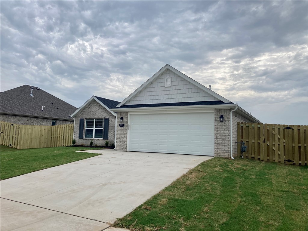 Beautiful New 4 bdr/2bath Brick home currently being built. This open plan is perfect for hosting friends and family! The living room has a gas fireplace and crown molding. The open kitchen has stainless steel appliances. Garage door opener & key pad entry, pull down attic storage. Covered patio has natural gas connection for grill or heater. Move in Ready!