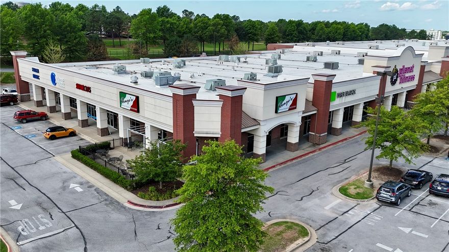 Turn-key restaurant opportunity for lease on W. Sunset Avenue in Springdale. Anchored by Lowe’s with other national retailers Office Depot and Planet Fitness. The property fronts W. Sunset Avenue with an average daily traffic count of 35,000 cars per day. Residential neighborhoods surround the W. Sunset corridor and property is well-near new developments such as Arkansas Children’s Hospital, Arkansas BlueCross BlueShield and Children’s Health and Wellness Center. 
• 3,298 square feet available
• Includes private patio area
• Abundant parking in well-lit lot
• Quick access to  I-49 & Highway 71B
• Monument signage opportunities