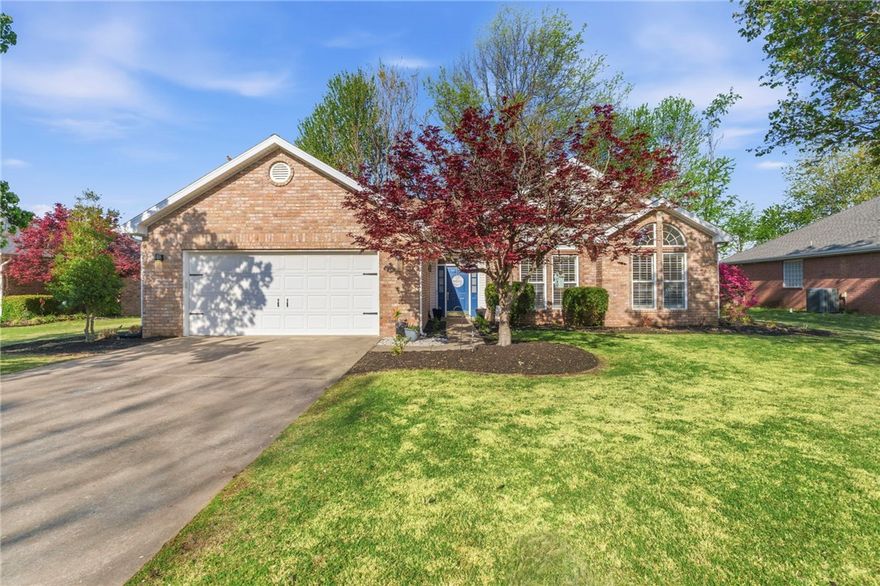 Beautifully updated and move-in ready, this 3-bedroom, 2-bath home offers comfort, style, and convenience in the heart of Northwest Arkansas. Nestled in a quiet, established neighborhood, this smart home combines modern upgrades with everyday functionality. Inside, you’ll find new carpet, durable LVP flooring, plantation shutters throughout, updated lighting, and a new HVAC system for peace of mind. The completely remodeled primary bath is a standout feature, featuring a spacious walk-in shower with multiple shower heads for a true spa-like retreat. Outside, the beautifully landscaped yard is enhanced by a sprinkler system for easy maintenance, while smart soffit lighting adds both charm and convenience. Ideally located close to shopping, dining, schools, and all that NWA has to offer, this home offers the perfect blend of peaceful living and everyday accessibility.
