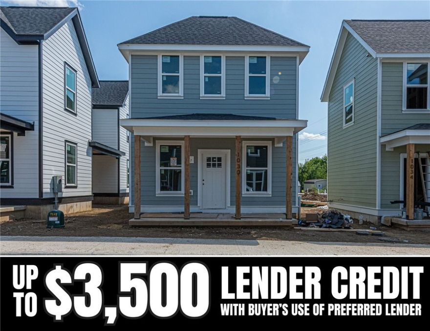 $3,500 LENDER CREDIT offered with buyer’s use of builder’s preferred lender - Use towards rate buy-downs or closing costs! (OPEN HOUSES hosted @ MODEL HOME: 1015 N Laramie Heights) Welcome to Southern Woods! A Trailside Community at the base of Centennial Park 2022 Top Outdoor Facility Rating) Location offers access to miles of trails, greenspaces with paved pathways, & bicycle stalls, minutes away to shopping, food, I-49, & University of Arkansas! 3 BEDROOM DUPLE floor plan feat: a covered front porch w cedar post, open concept first floor w 9’ ceilings, LVP floors, & kitchen w 3cm granite counters, tiled backsplash, center island, stainless steel appliances! Main floor primary bedrm, walk-in closet & ensuite! Upstairs 2 Bedrms w/ walk-in closets & ensuites & laundry rm!  Perfect for homeowners & investors! POA $35/mo incl lawn mowing! Join this community in a premier location!
