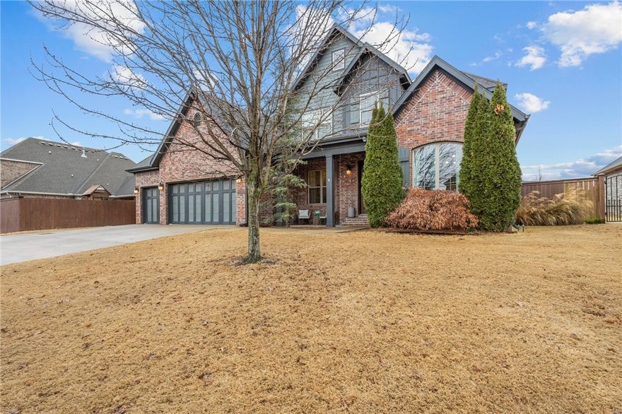 Homes of this quality don't come on the market often in the coveted Candlewood Addition. People LOVE this neighborhood. Pride of ownership throughout. Floor-Plan is open & functional w/ multiple layout options. 5 BR plus spacious bonus room perfect for workout, hobby, flex, play or exercise room.  3 car garage awaits all your toys, projects & includes an in-ground storm shelter. Expansive primary suite w/ walk-through to utility room. Other downstairs BR is great for a “mother-in-law setup, home office or simply other bedroom. Backyard is fully sodded, well maintained & ready for that “Weekend Warrior” w/ outdoor grill & TV setup awaiting the Big Game !
5-Star Location close to all the fun of NWA: Top Golf, Pinnacle Promenade, Award Winning Top Schools, & Restaurants.  No wonder SW Rogers is one of the top locations in all of NWA for equity appreciating.
Custom Cabinets with new paint !  Coffered ceilings and finishes show quality craftsmanship at every turn. Neighborhood pool & Playground are ready to entertain