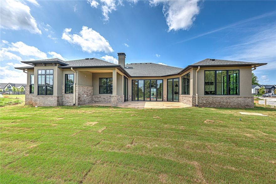 Exquisite estate on over 1 acre with a custom open floor plan in exclusive Averie Estates. This home is luxury at its finest with high ceilings throughout, gourmet kitchen featuring the fabulous GE Cafe line, 2 sets of Panoramic Doors that provide seamless indoor/outdoor living & much more. Thoughtfully designed with first class custom touches in every room. The luxurious private owners suite will allow you to have an escape with oversized his and hers closets. You can have this grand home and still be only minutes from the Pinnacle Hills Promenade & many other destinations.