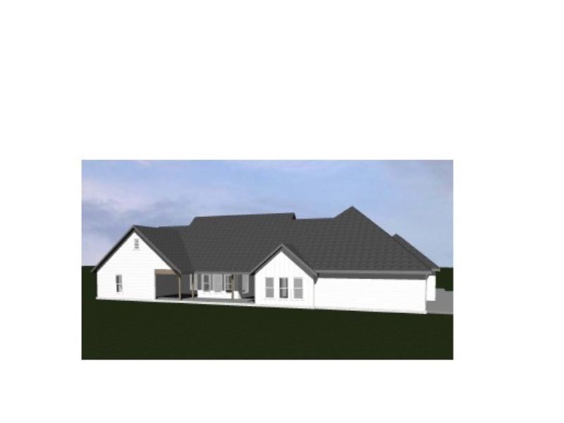Pending at print. Beautiful 4 BR/3.5 BA home on an acre+ lot. Outside of the city limits but close to schools and all amenities. Large, open kitchen/great room, separate dining, office and utility room. Utility room accessible from owner's suite. Agent owned.