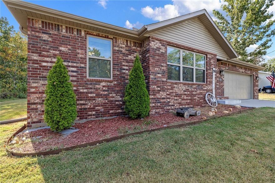 ** RD Loan Eligible!! Up to $2K Preferred Lender Credit **  Why Wait to Build? This Like-New Home Has It All!  Charming 2021 one-level brick home with 2 bedrooms plus a versatile bonus room, perfect for an office, den, or hobby area! Enjoy low-maintenance living with beautiful LVP flooring throughout. The open layout creates a bright and inviting space, while the flat, flat, flat backyard is a true gem—ideal for entertaining, gardening, or relaxing.  Just five minutes to Branchwood Nature Trail and Highlands Golf and Pub.  This location can't be beat!
