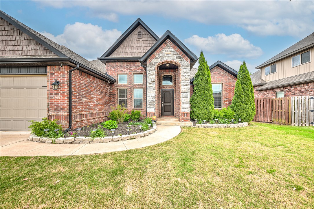 Welcome to this beautifully maintained home in the sought-after Liberty Bell subdivision in Rogers. Built in 2017, this spacious one-level residence offers 4 bedrooms, 3.5 bathrooms, and a generous 3,225 square feet of living space. The split floor plan provides privacy and flexibility, while the large dedicated office is perfect for working from home or creative pursuits. Enjoy entertaining or relaxing outdoors under the covered patio. A rare 3-car garage adds extra storage and convenience. This home combines modern comfort with thoughtful design in a fantastic locationācome see what makes it stand out.